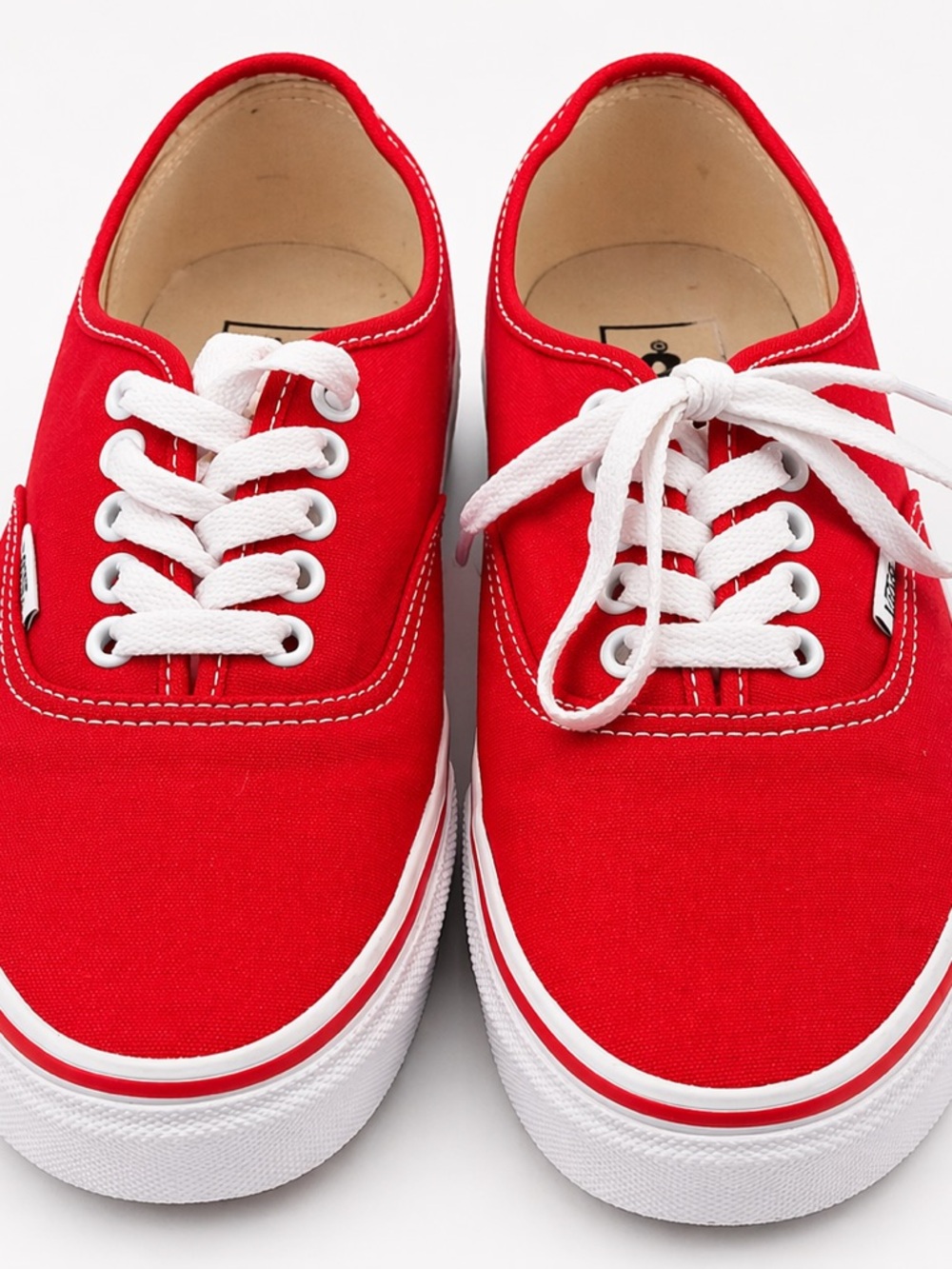 Red Vans Classic Sneakers – Size 8